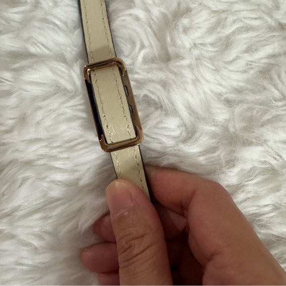 Escada Black Leather Belt with Gold Buckle Size 40 - Picture 9 of 16